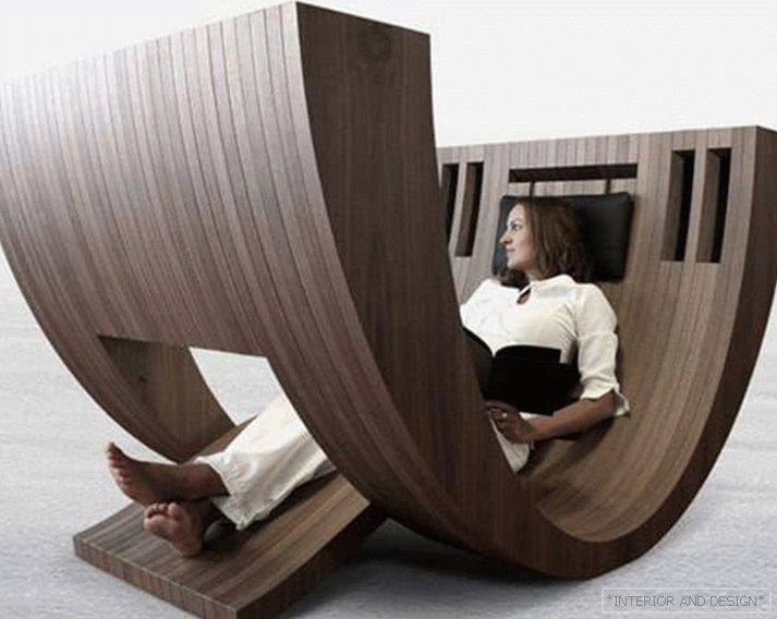 Cadeira de balanço em estilo de alta tecnologia para a sala de estar 1