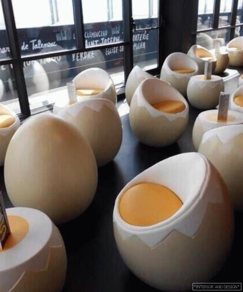 Poltrona Egg para sala de estar 1