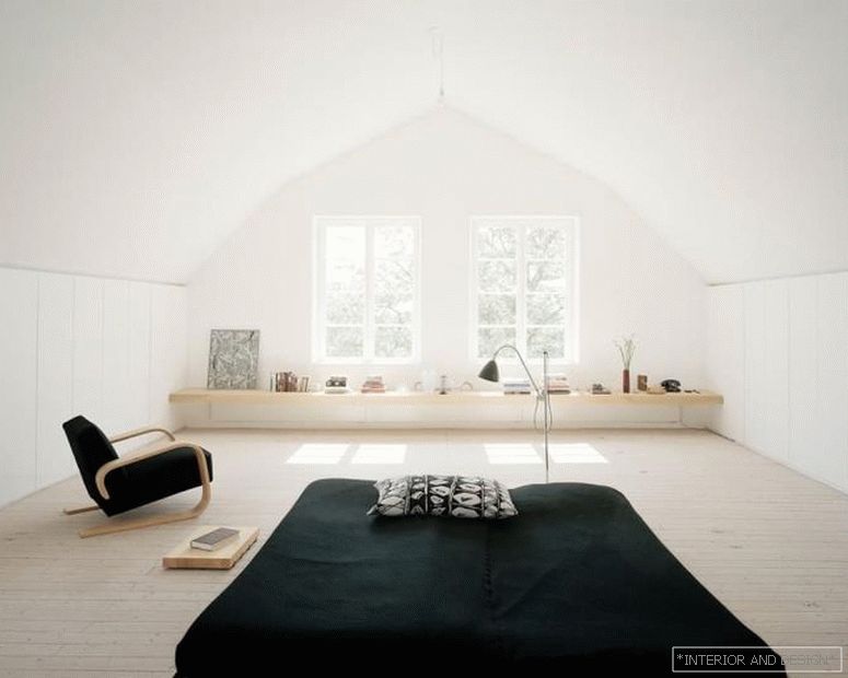 Minimalismo Zen no interior de um quarto 4