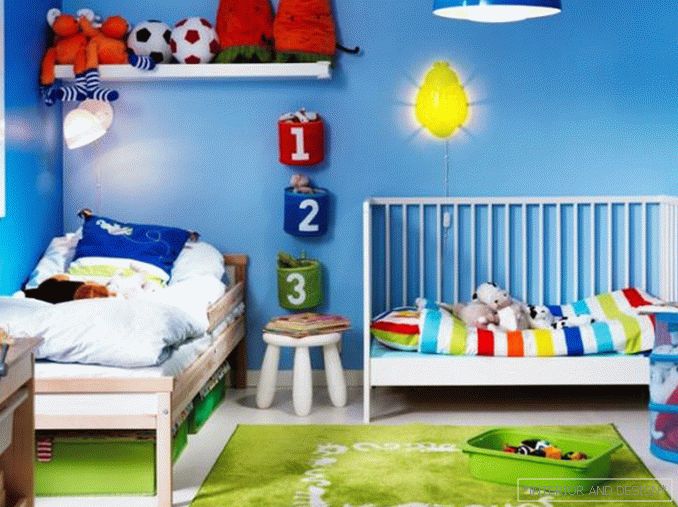 Foto de um quarto de crianças para um menino 3-5 anos