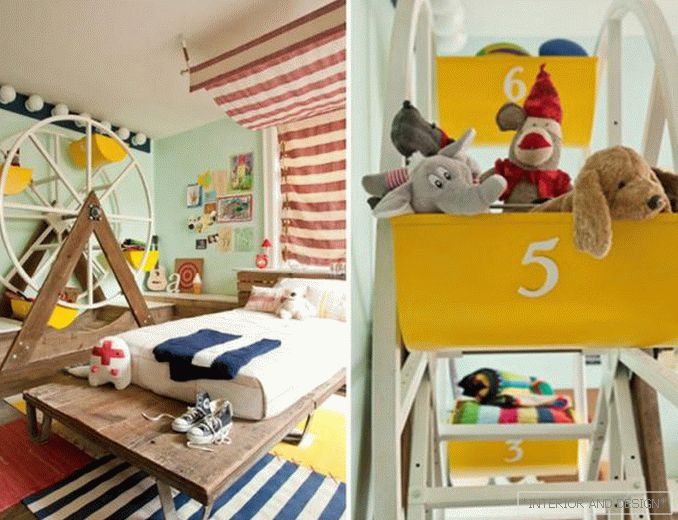 Foto de um quarto de crianças para um menino 3-5 anos