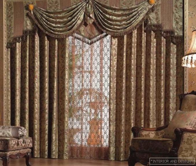 Soluções de design - cortinas para a sala de estar e hall