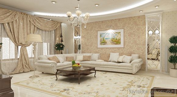 Móveis para a sala de estar (estilo clássico) - 1