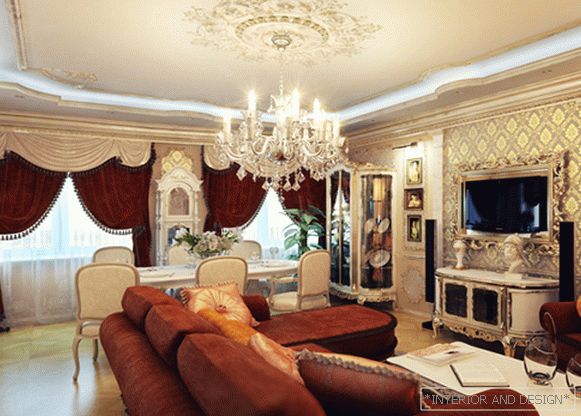 Móveis para a sala de estar (estilo clássico) - 2