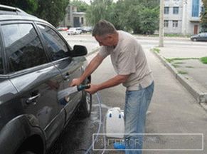 Operação de lavagem de carro