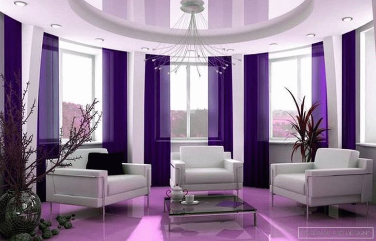 Cor violeta no interior 4