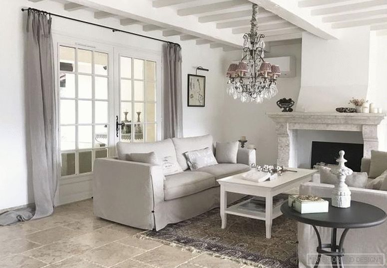 Sala de estar em estilo provençal 3