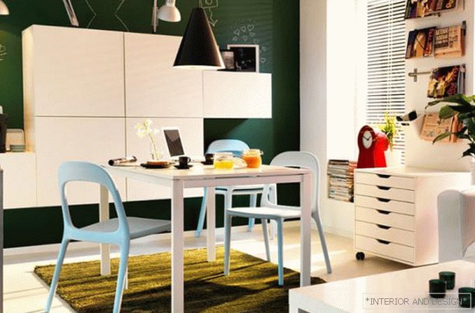 Exemplos de decorar um quarto com móveis da Ikea 1
